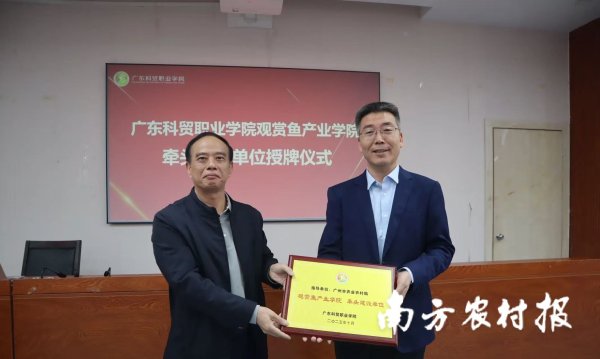 盈配网 广东首家！广州成立观赏鱼产业学院，打造全国观赏鱼产业创新高地